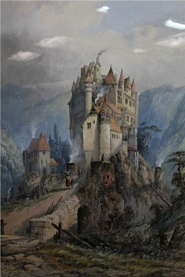 Rhineland caste scene by Edwin St. John