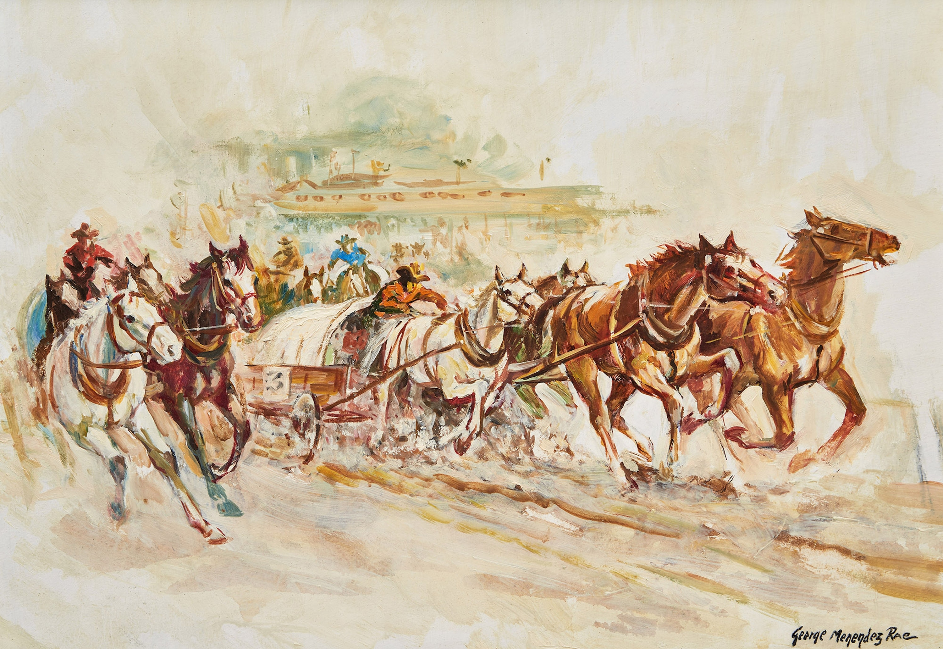 George Menendez Rae | Horse Races | MutualArt