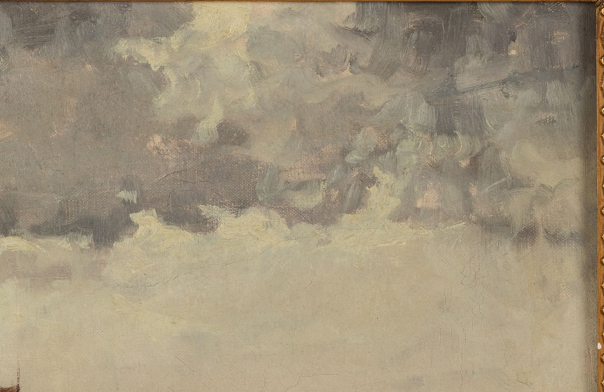 Artwork by Willem Horselenberg, Steamship in Harbor, Made of Oil on Canvas