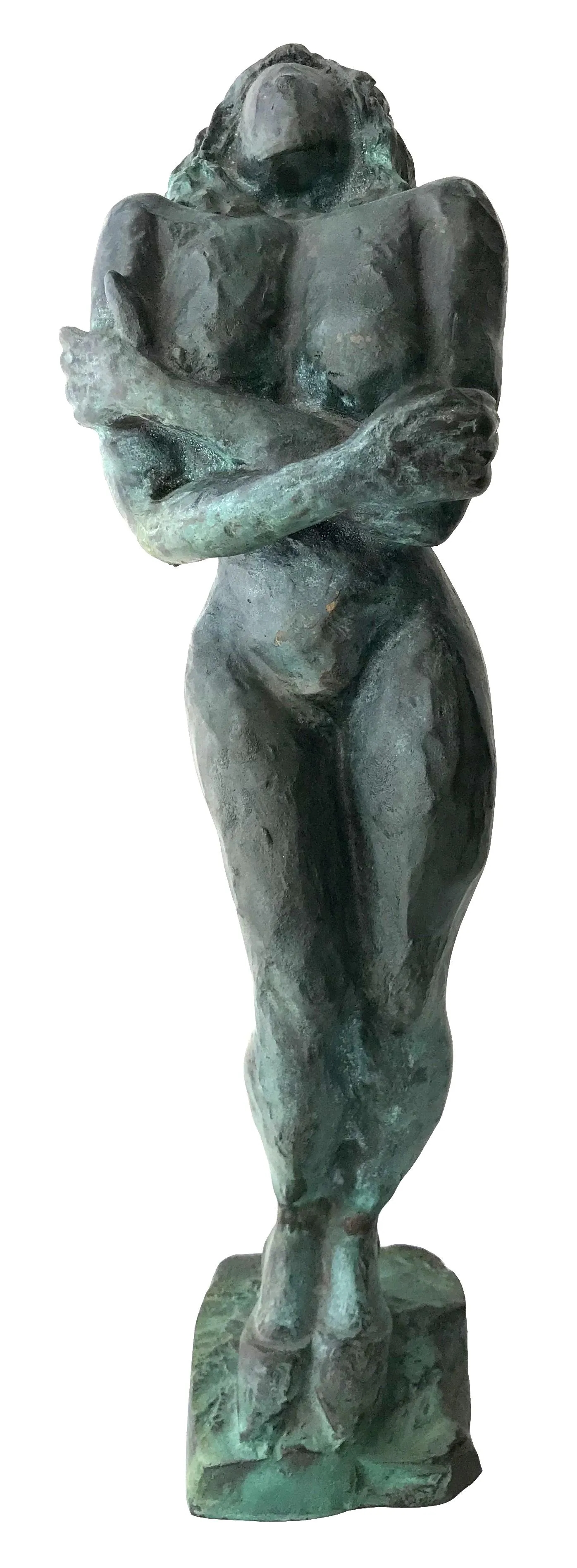 Artwork by Nicole Durand, Nude Woman, Made of bronze with patina