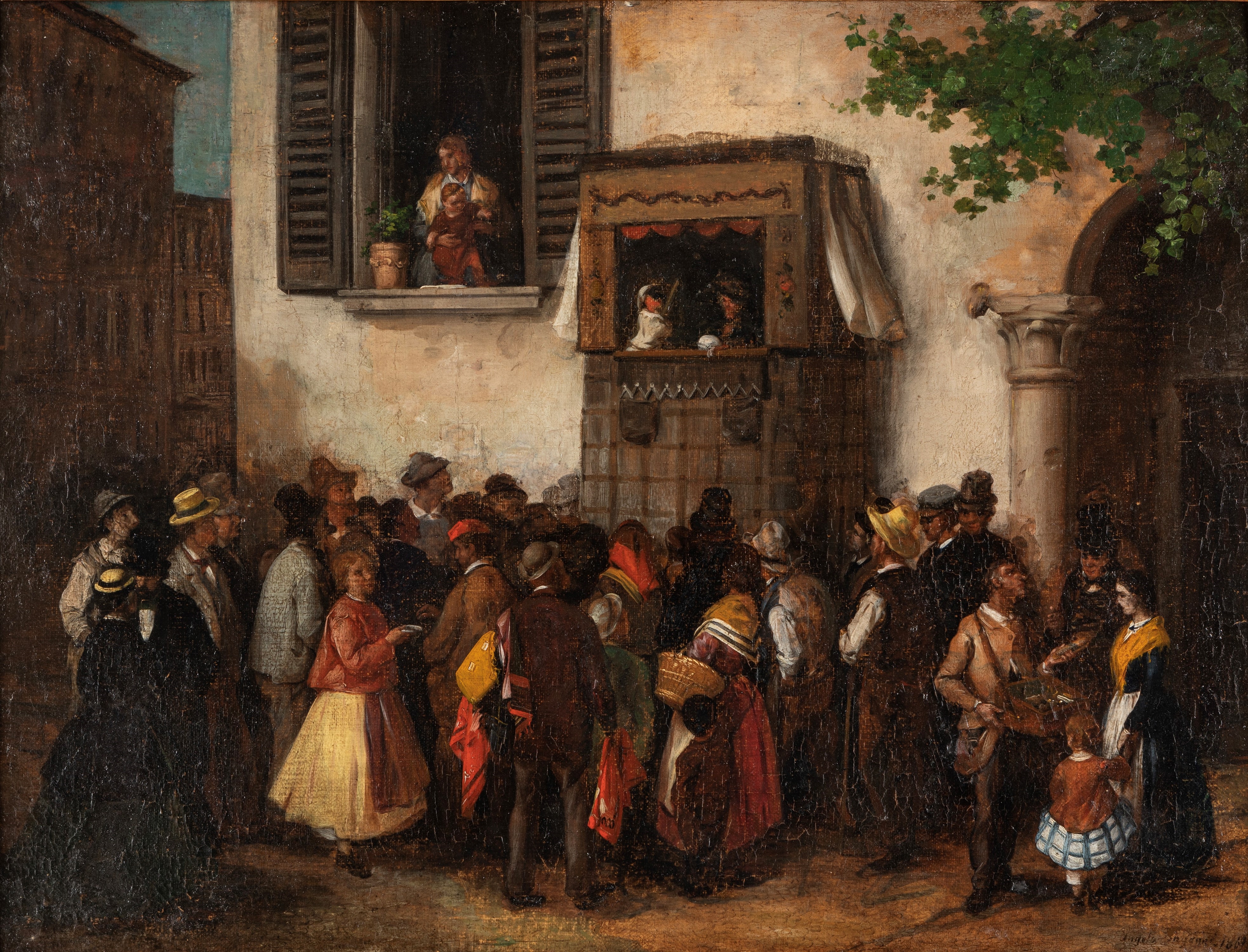 Анджело Ингани (Angelo Inganni),1807-1880.Итальянский художник ...