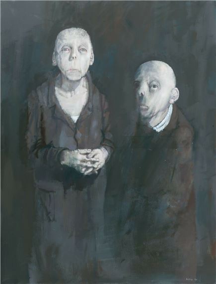 Jean Rustin | Two Figures (1990) | MutualArt