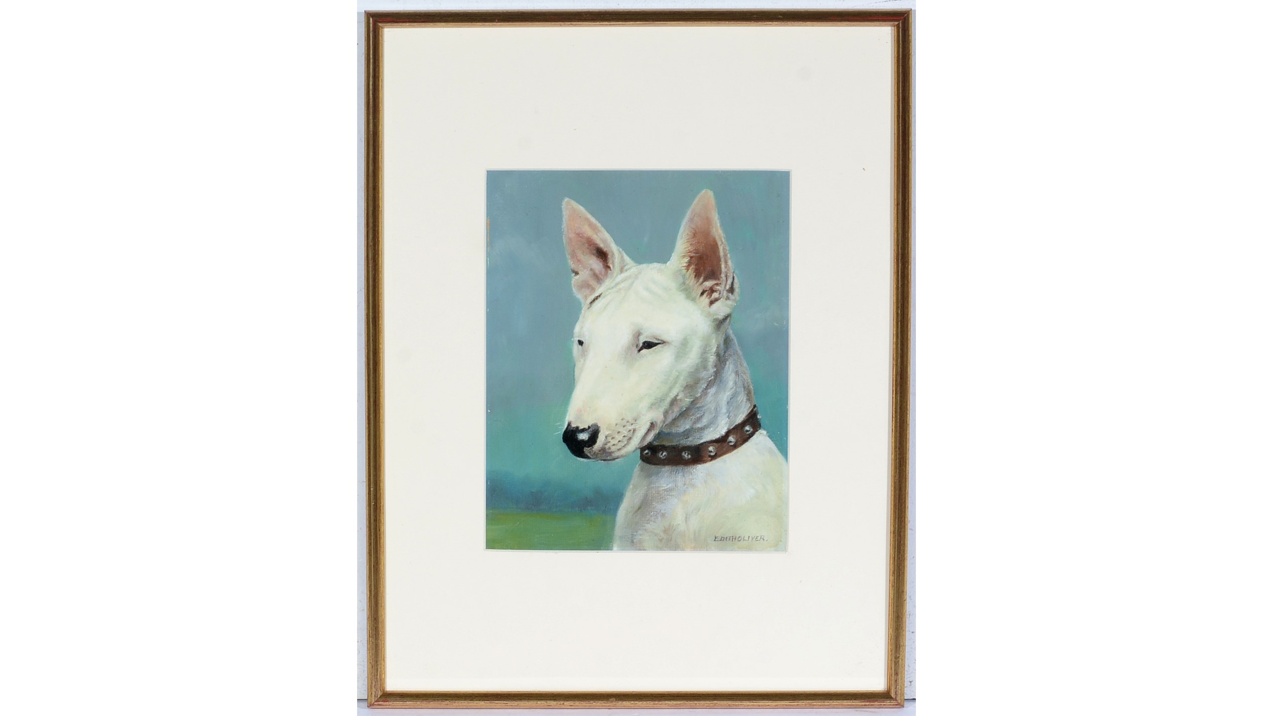 Edith Oliver | Portrait of an English Bull Dog | MutualArt
