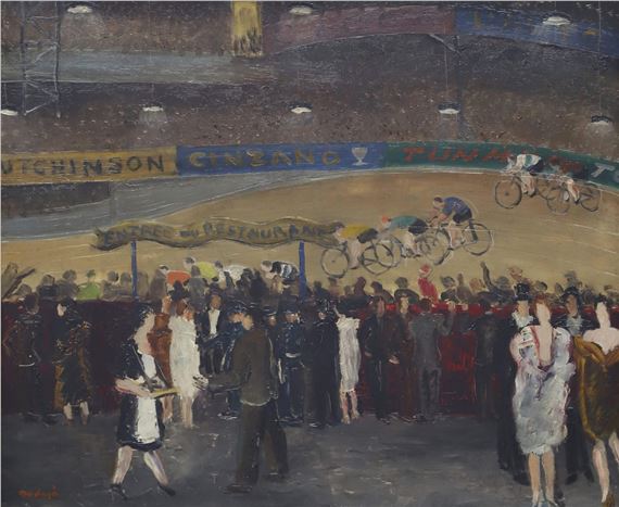 Au vélodrome - László Medgyes