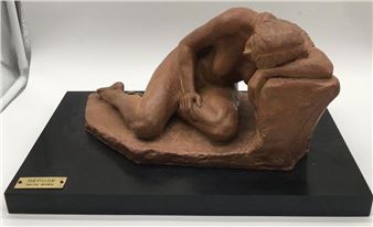 Zelda Burke Sculpture, Repose - Zelda Burke