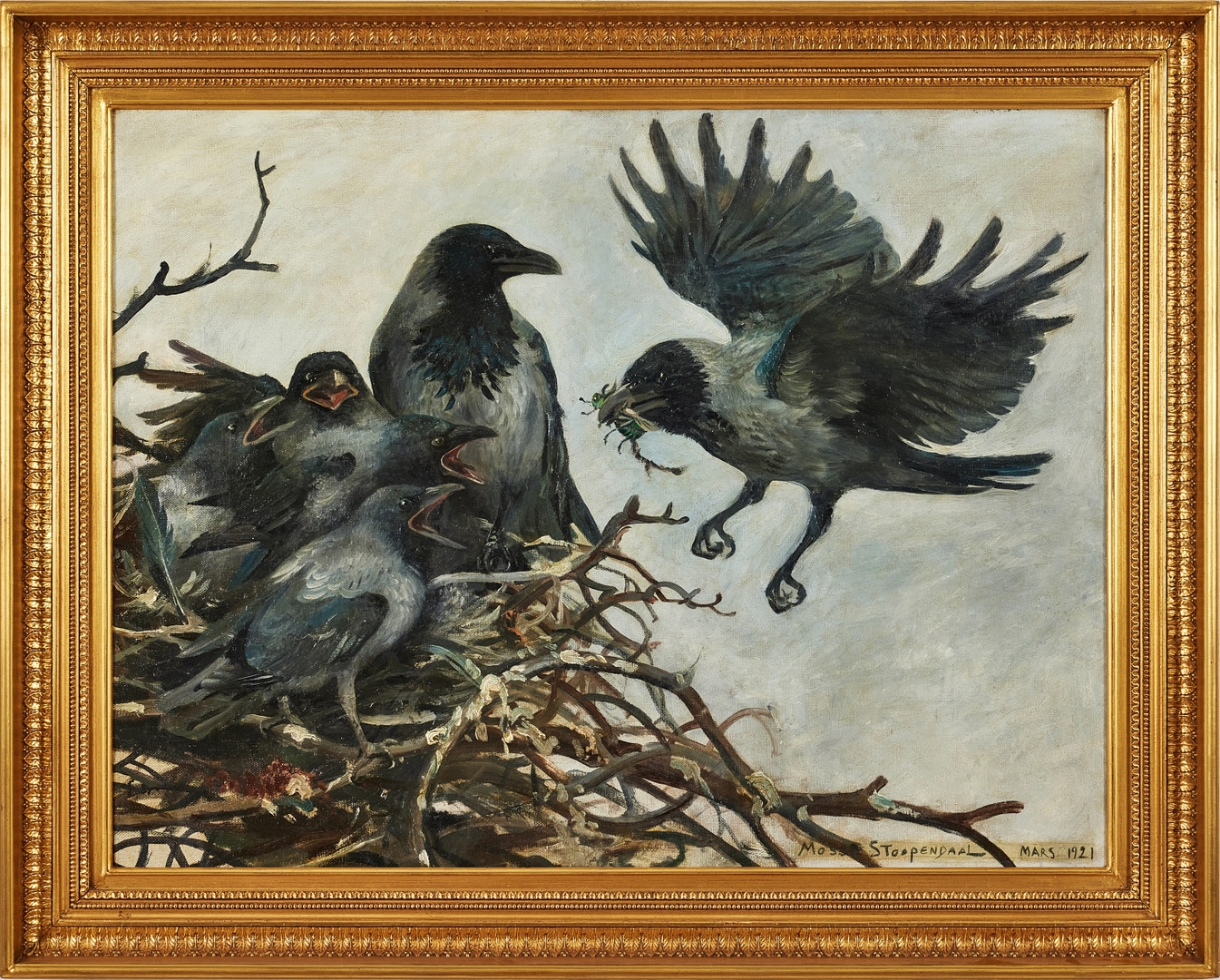 Mosse Stoopendaal | Kråkor (1921) | MutualArt