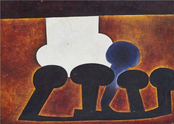 Pilzformen by Alexej Iljitsch Baschlakow, 1961