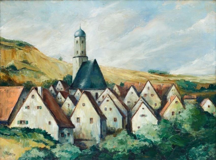 Stadtbild by Carl Andreas Lange, 1937