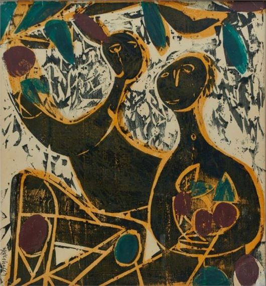 Herbst by HAP  Grieshaber, 1950