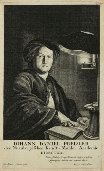 Johann Georg Pintz | Bildnis des Malers Johann Daniel Preissler | MutualArt