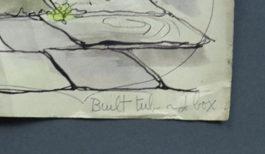 Cecil Beaton 3 set designs for The Chalk Garden Enid Bagnold