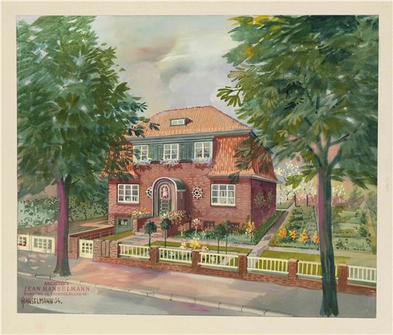 a view of a café in Siekholz by Jean Hanselmann