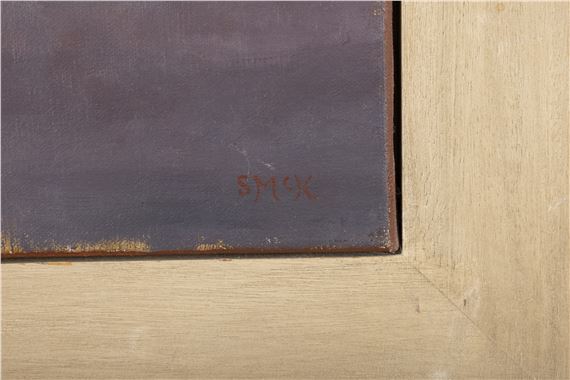 Coastal Still Life with Rocks and Fish by Stephen McKenna, dated 1988