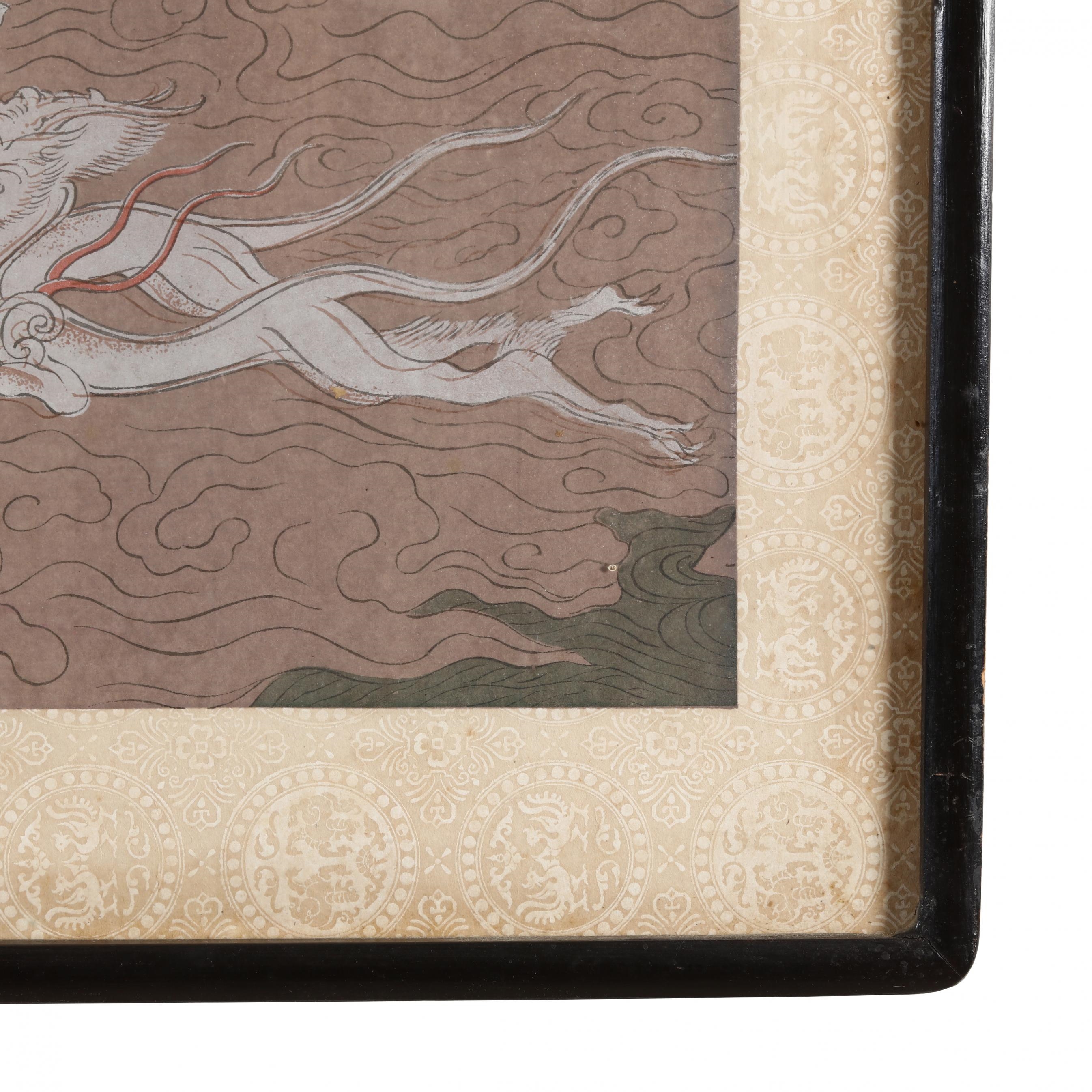 Artwork by Gu Kaizhi, A Print of the Luoshen Appraisal Painting, Made of ivory silk