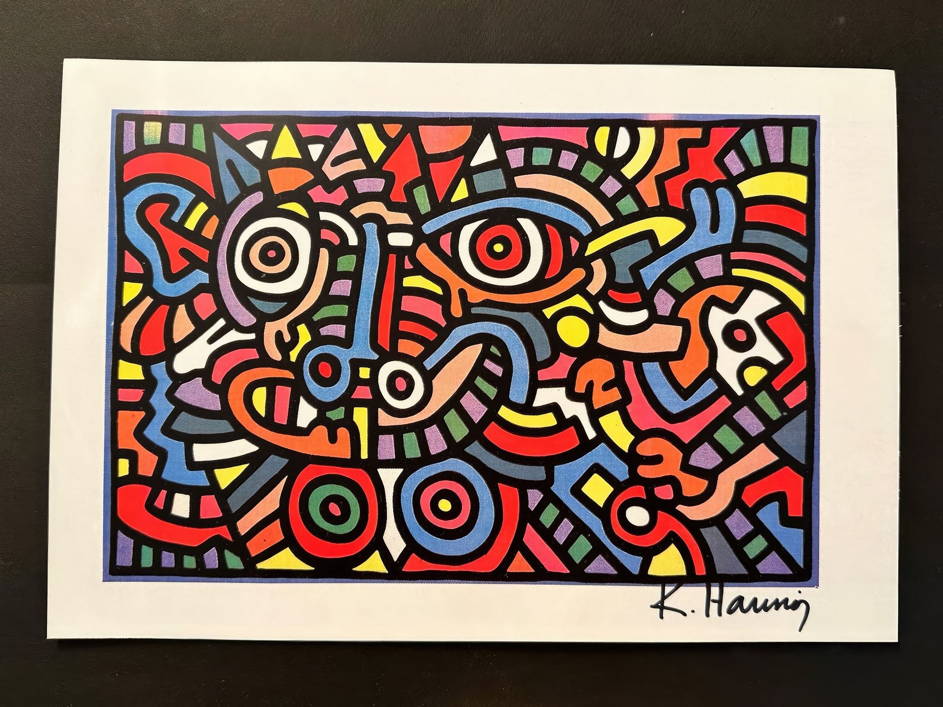 Keith Haring | Keith Haring (after), animal, offset printing, carries a ...