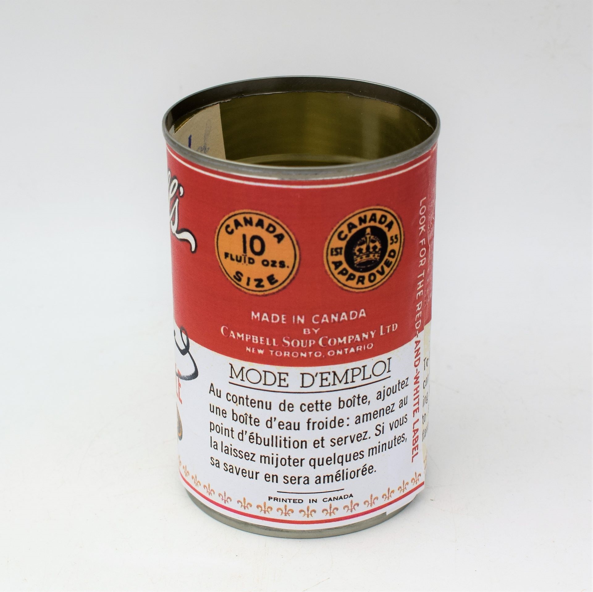 Andy Warhol Andy Warhol (According to), Campbell's Chicken Noodle Soup, metallic canned box