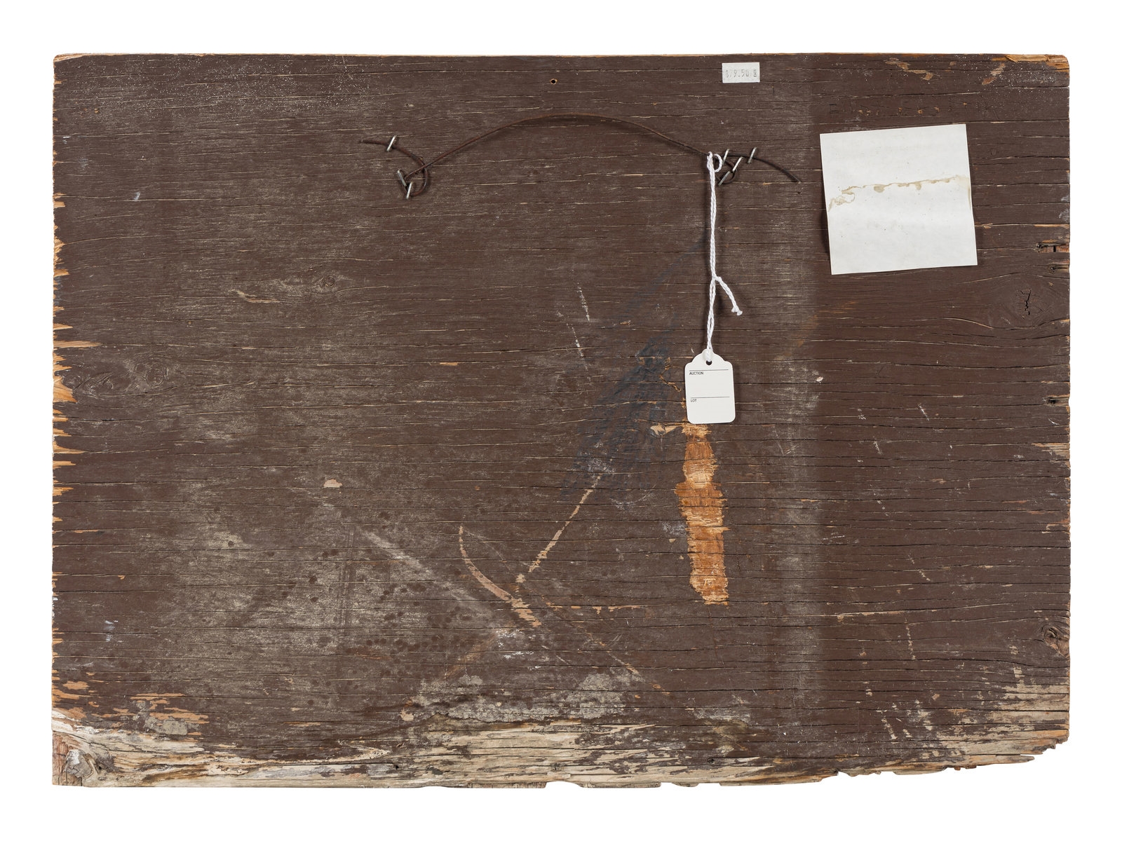 Artwork by Elliot Griffin, Looking for Cake with a Tomato, Made of mixed media on panel