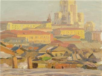 Moscow. On Krasnaya Presnya - Dmitriy Innokentyevich Berezovskiy