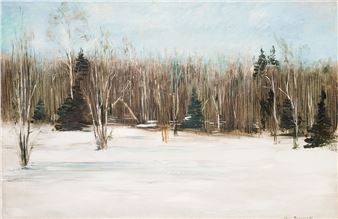 Winter. The suburbs of Moscow - Petr Vladimirovich Vyliams