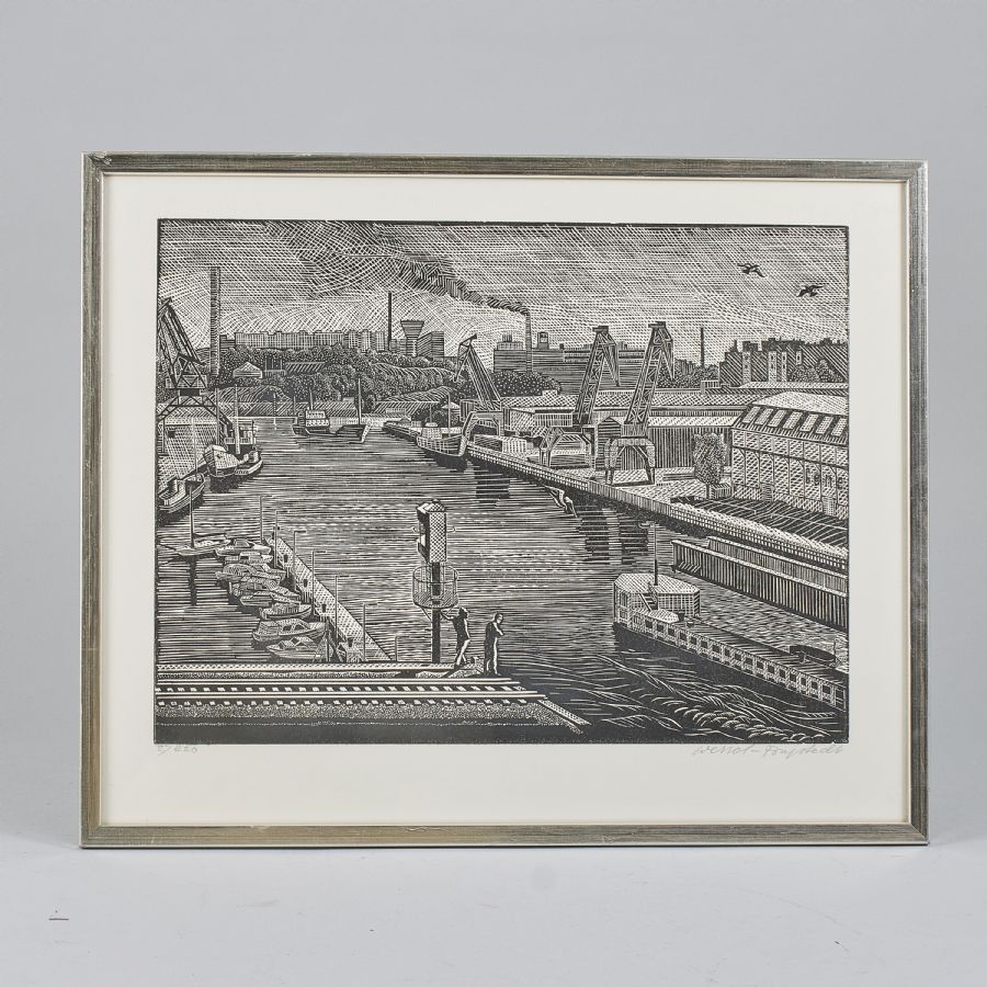 Artwork by Erik Wessel-Fougstedt, Södra Hammarbyhamnen