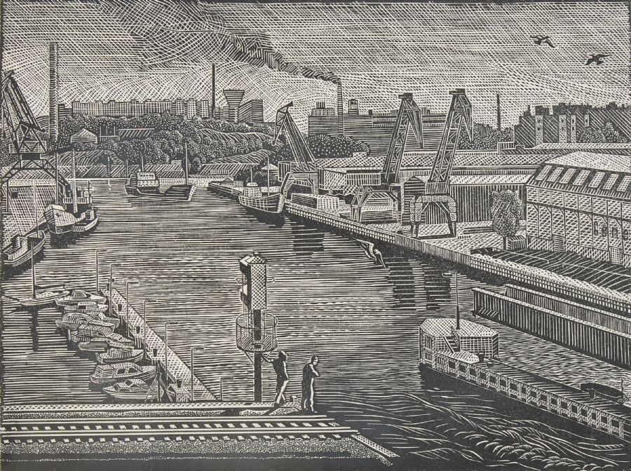 Artwork by Erik Wessel-Fougstedt, Södra Hammarbyhamnen