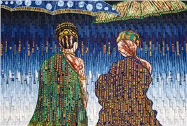 Abdoulaye Konaté solo exhibition at Primo Marella Gallery, Milan