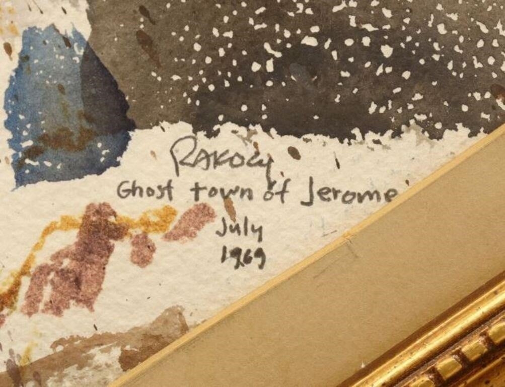 Bill Rakocy | Ghost Town of Jerome (1969) | MutualArt