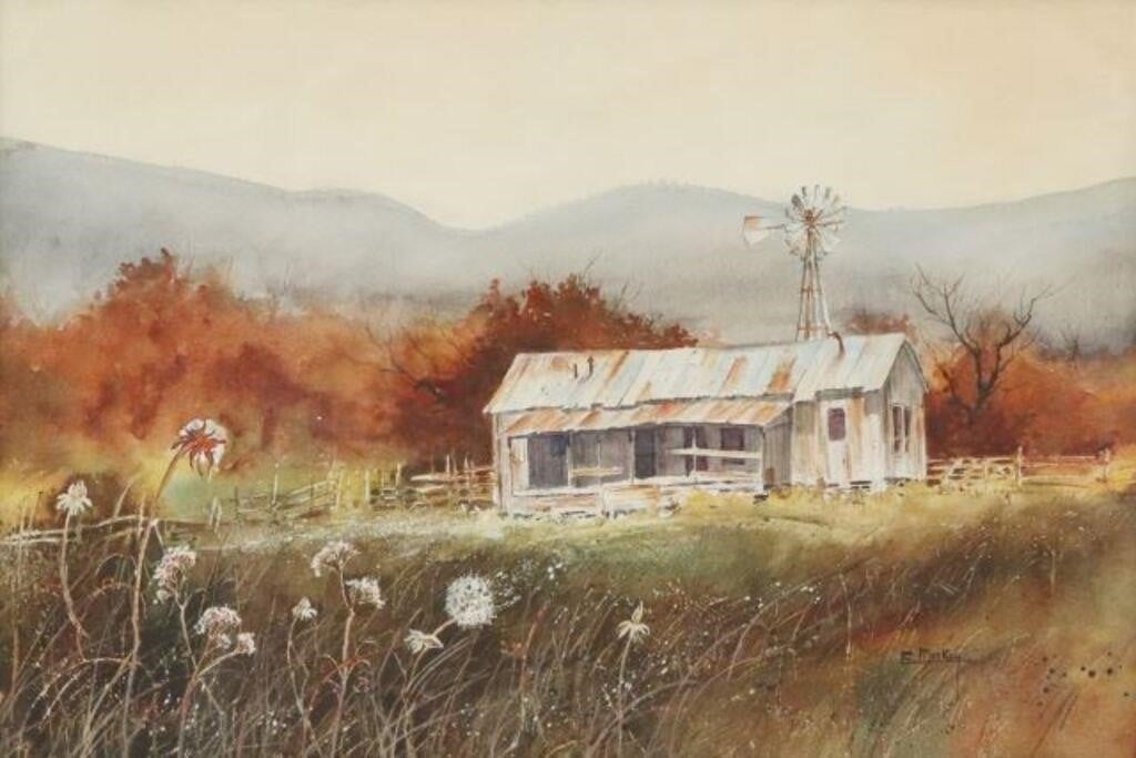 Edith Maskey Dandelion Barn MutualArt