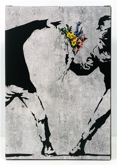 BE@RBRICK banksy flower bomber 1000% 【公式通販】