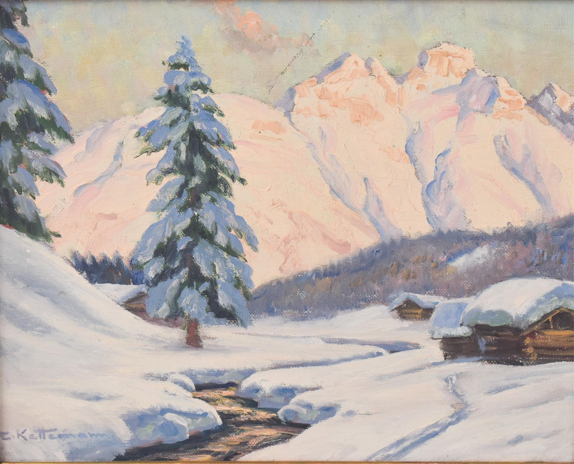 Erwin Kettemann | WINTER ALPS MOUNTAINS | MutualArt