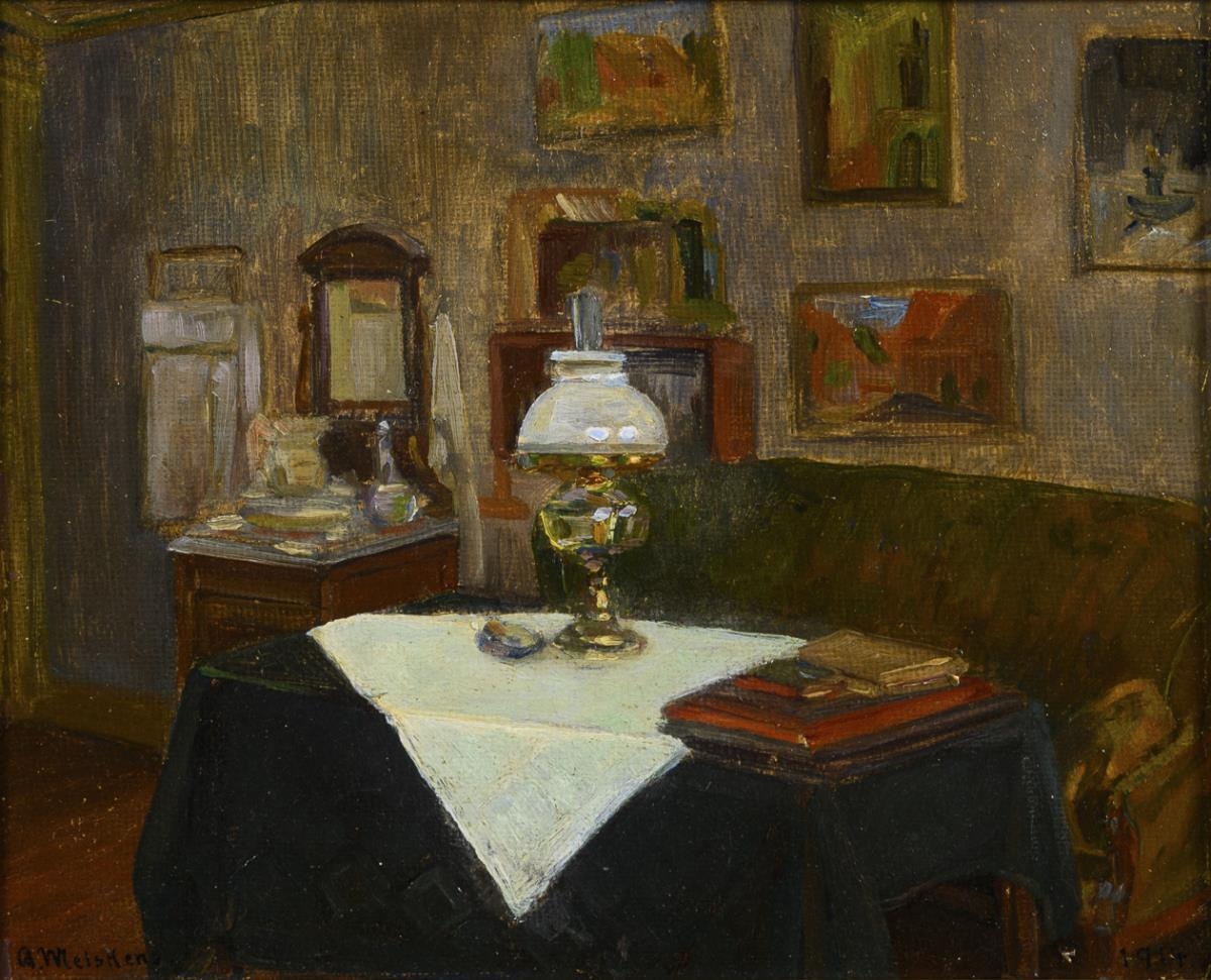 Artwork by Axel Melskens, Interior, Made of Oil/painted cardboard