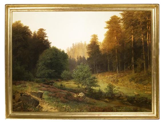 Abendsonne - Aus dem reußischen Oberland - Emil Zschimmer