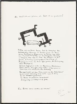 Birth announcement "A child is born to us [...]" - Heinrich Böll