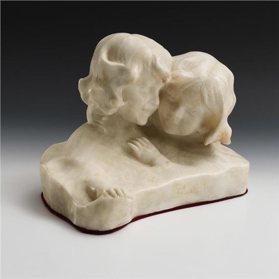 2 children's heads by Ezio Ceccarelli