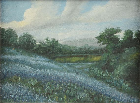 CARL HOPPE (American/Texas 1897-1981) A PAINTING by Carl Thomas Hoppe, circa 1960