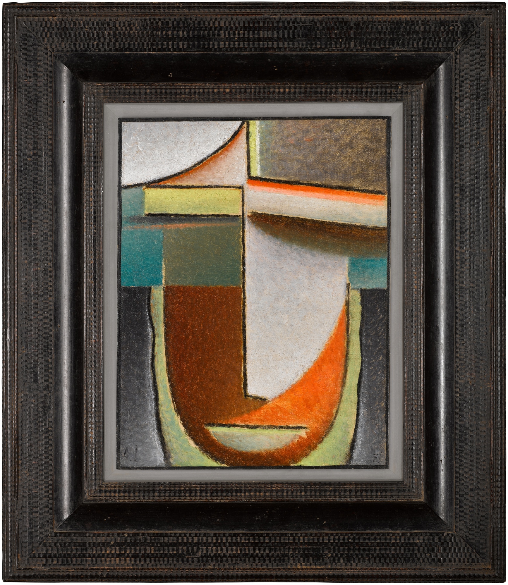 Artwork by Alexej von Jawlensky, Abstrakter Kopf: Greco Erlebnis (Abstract Head: Greco Experience), Made of oil on board