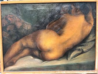 Nude from behind - Claire Clairet-mouillac