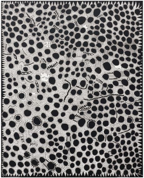Yayoi Kusama, A Dream I Dreamed Yesterday, 2006, silkscreen print on canvas