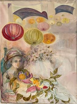 Woman with a hat - Liane Le Masson