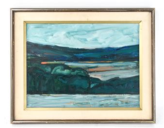 RONNIE CUTLER ABSTRACT O/C LANDSCAPE - Ronnie Cutler