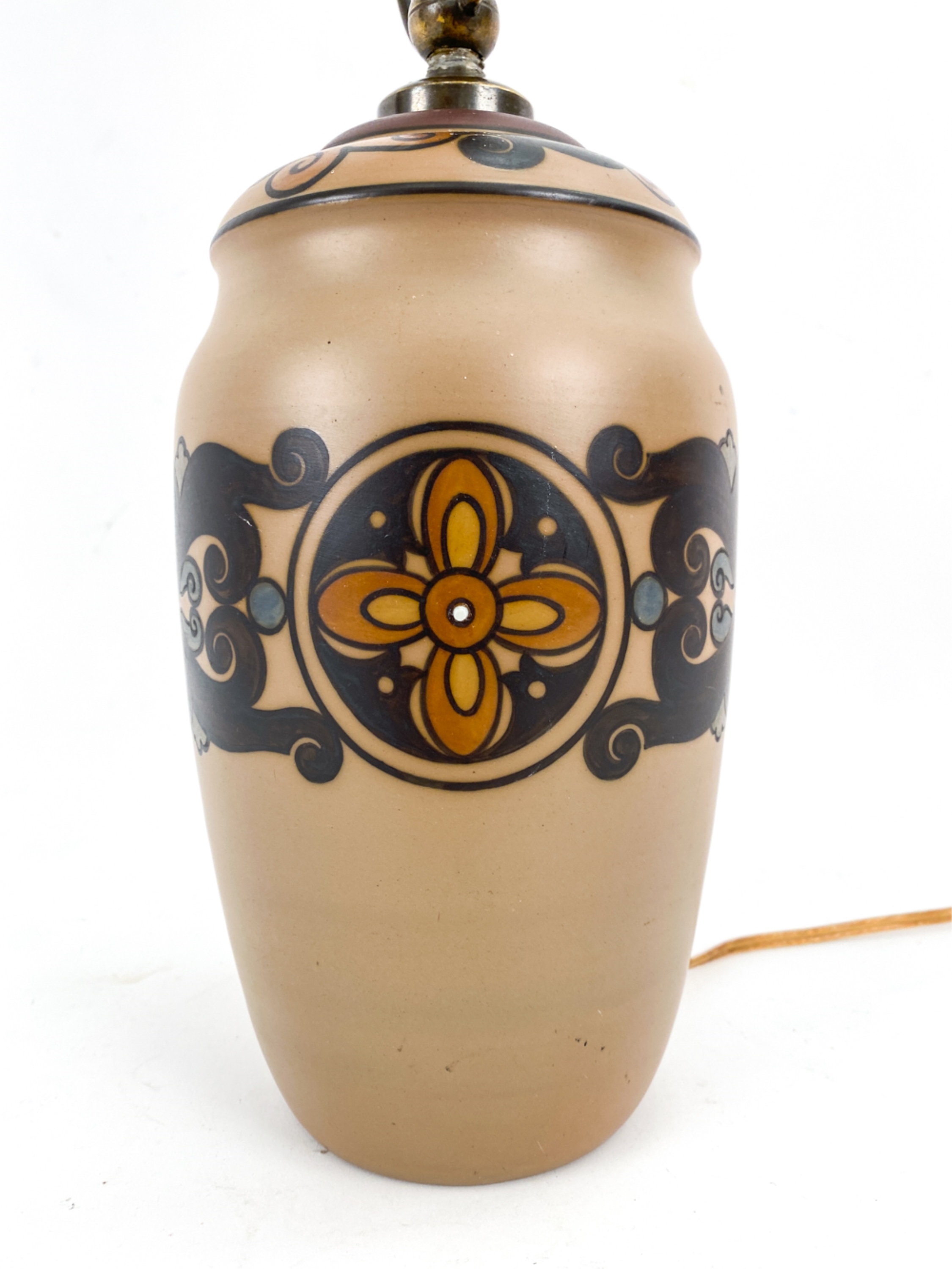 Lauritz Hjorth LAURITZ HJORTH BORNHOLM CERAMIC TABLE LAMP (1930