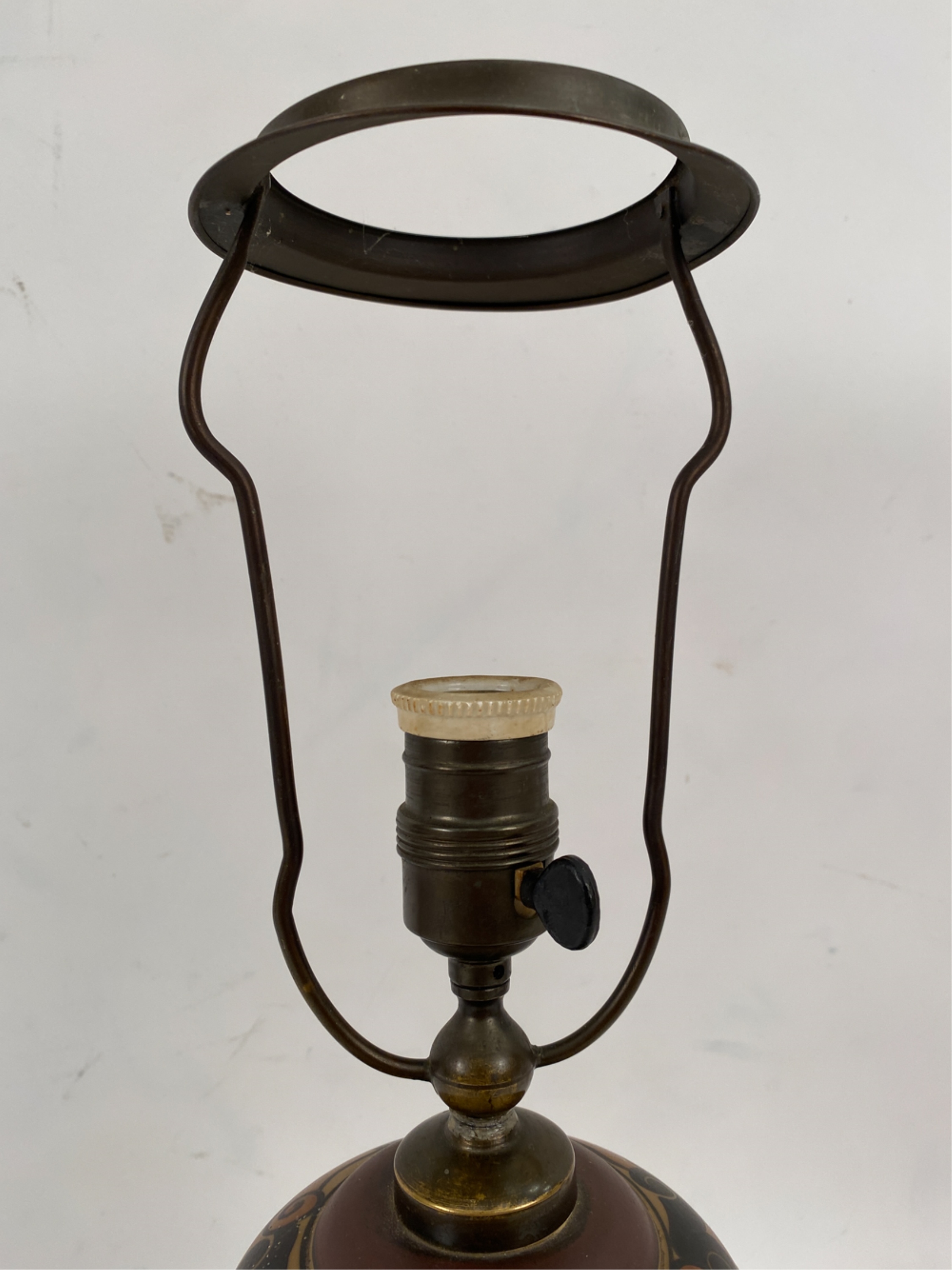 Lauritz Hjorth LAURITZ HJORTH BORNHOLM CERAMIC TABLE LAMP (1930