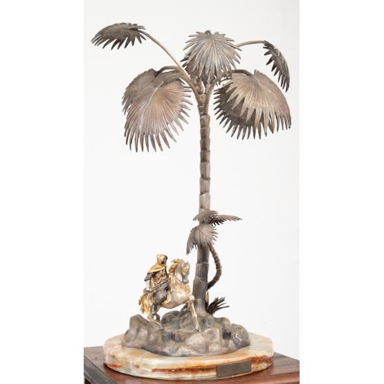 Berbero a cavallo e palma by Giuseppe Vasari