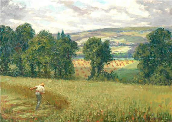 La moisson by Léon Giran-Max, 1912