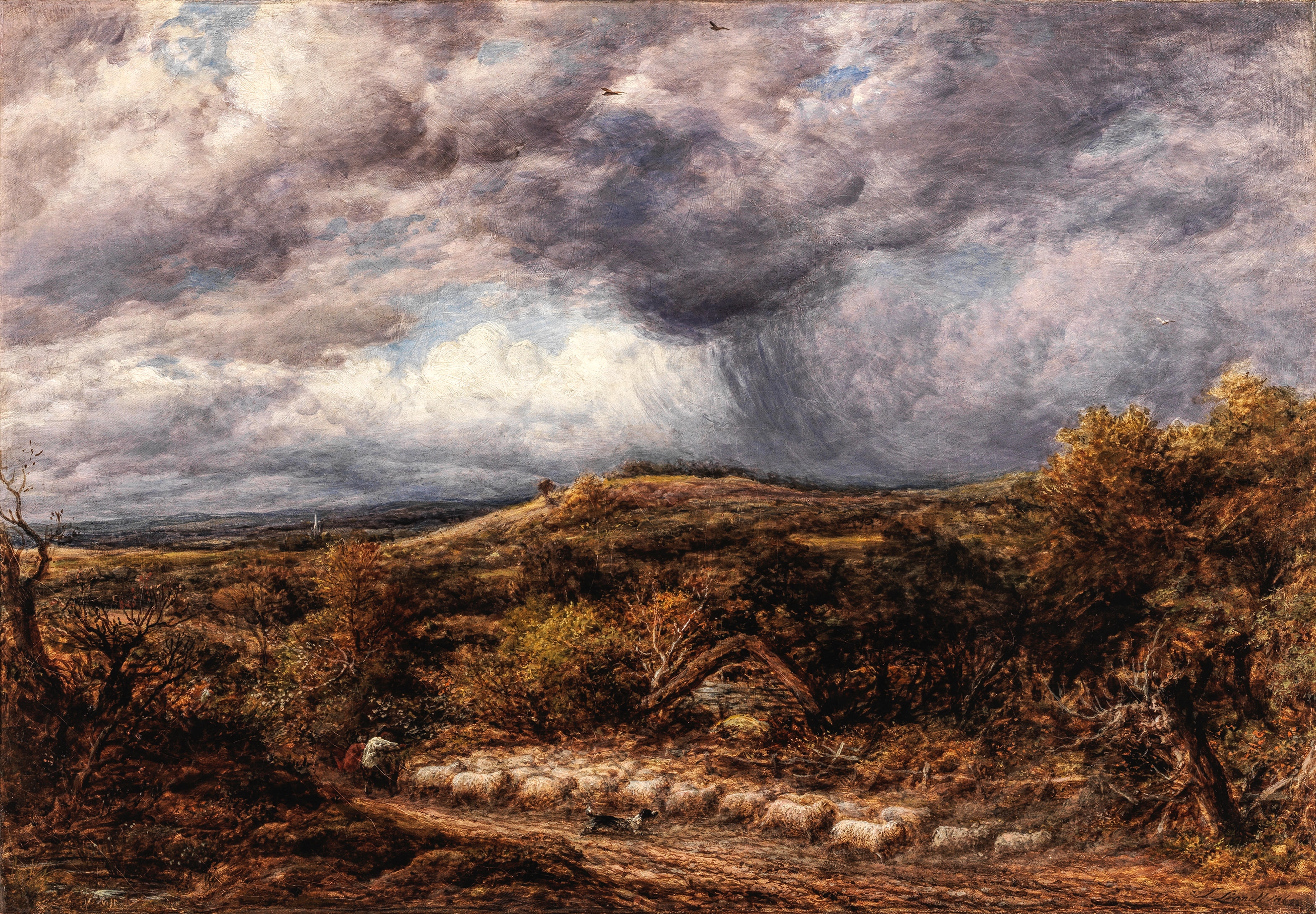 John Linnell the Elder | The coming storm | MutualArt