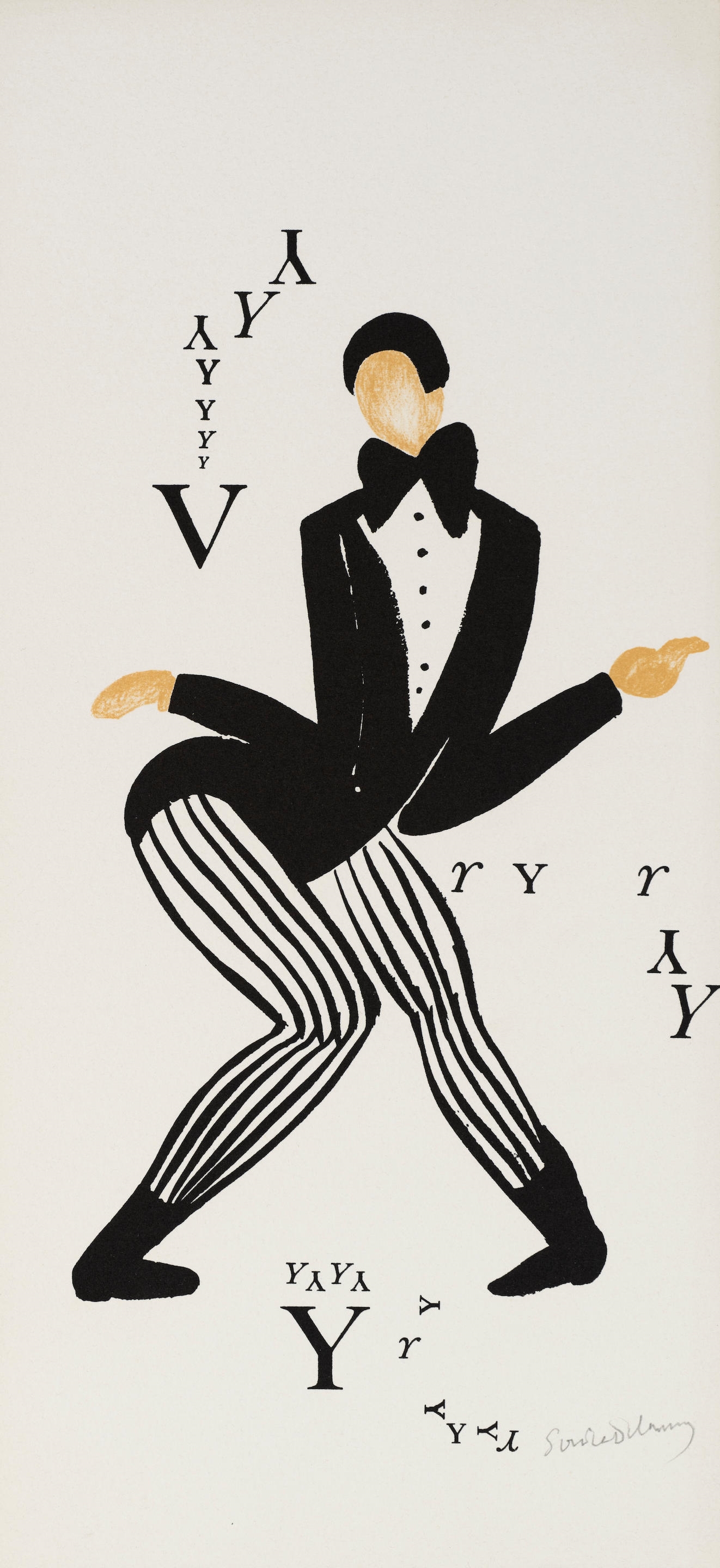 Artwork by Sonia Delaunay, LE COEUR A GAZ, 1977, Made of colour lithographs