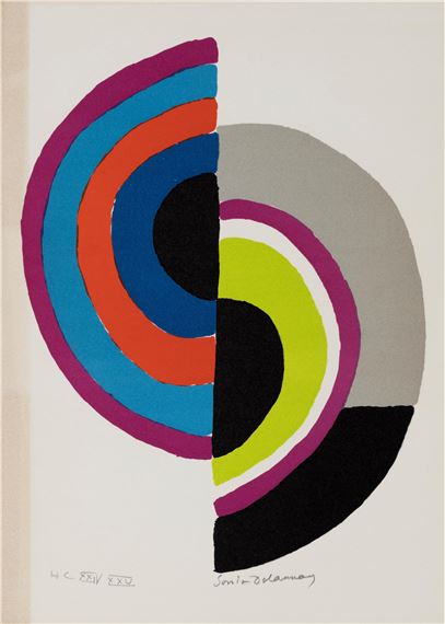 PETITE COMPOSITION, CIRCA 1970 by Sonia Delaunay, circa 1970