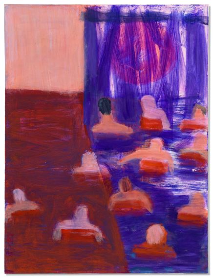 Swimmers Under the Pier by Katherine Bradford, 2020-2021