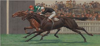 The Gold Cup, 1923; The 2000 Guineas Stakes, 1923; The 141st renewal of the Oakes Stakes, 1923; and The Kempton Park Great Jubilee Handicap, 1923 - William Hounsom Byles