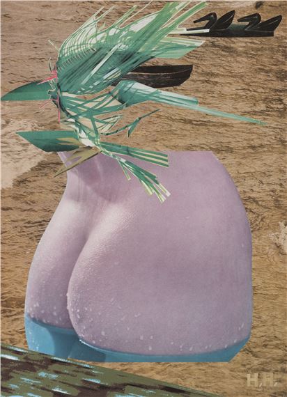 Der schöne Po by Hannah Höch, 1958